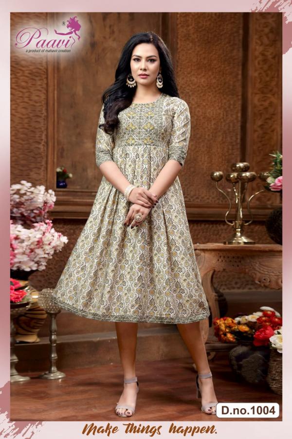 Paavi Radhika Fancy Designer Anarkali Kurti Collection